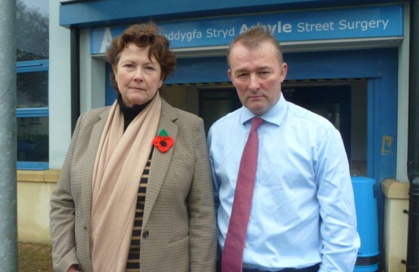LOCAL POLITICIANS TAKE PATIENT CONCERNS TO ARGYLE STREET SURGERY
