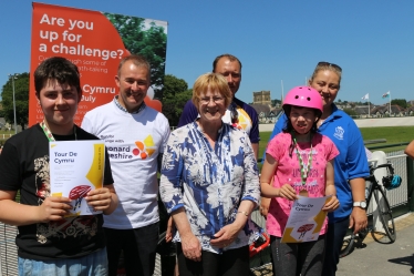 Simon Hart MP has joined a group of keen Welsh cyclists taking on an epic 320 mile journey across Wales